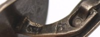 Auktion 366<br>Paar Silber-925- Manchettenknöpfe, zus. 10,4 gr.
