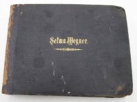 Auktion 366 / Los 6014 <br>altes Album mit eingeklebten Liebig-Sammelbildern, versch. Serien, Alters-u. Gebrauchsspuren