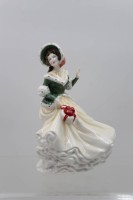 Auktion 366<br>Royal Doulton, "CHRISTMAS DAY 2002", Elegante Dame in Festtags Kleidung, H-22cm