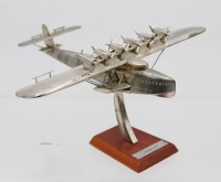 Auktion 366<br>Standmodell, Silver Classics, Dornier Do X, beschädigt, L-19cm B-24cm