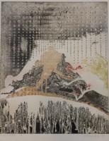 Auktion 366 / Los 5026 <br>E.Wencka o.&auml;., Farbradierung, Nr. 1/2, gerahmt/Glas, RG 68 x 55cm