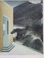 Auktion 366 / Los 5032 <br>Ebrahim EHRARI (1938), Farbradierung, Nr.2/45, ger./Glas, RG 79 x 57cm