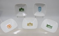 Auktion 366<br>5x kl. Schälchen, Rosenthal, Berlinmotive, je ca. 8 x 8cm