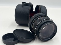 Auktion 366<br>PENTACON Objektiv, Auto, 1.8/50, Multi Coating, In Tasche, Funktion nicht geprüft, Alters &amp; Gebrauchsspuren