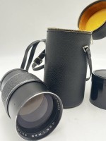 Auktion 366<br>HANIMAR Objektiv, Auto, 1:3.5, f=200mm, In Tasche, Funktion nicht geprüft, Alters &amp; Gebrauchsspuren