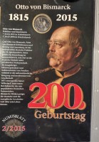 Auktion 376<br>10 Euro Numisbrief Otto von Bismarckr 2015, in Display