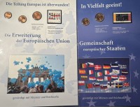 Auktion 366<br>2x Numisbriefe "Europa" mit Kleinmünzen, DP Treu