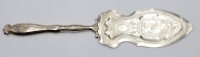 Auktion 366<br>Heber, älter, Silber gepr., 42,3gr., L-27,5cm