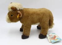 Auktion 366<br>gr. Steiff Kuh "Magda" komplett und mint, Nr.072871, H-20 cm, L-30 cm