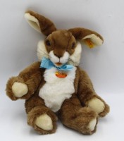 Auktion 366 / Los 12009 <br>gr. Steiff Hase "Poppy"  komplett und mint, Nr. 6062/32, Druckstimme