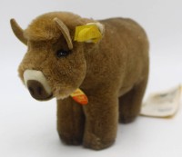 Auktion 366<br>Steiff Kuh "Bessy" komplett und Mint, Nr. 052668, L-18 cm