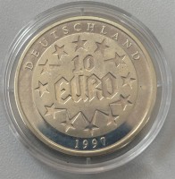 Auktion 366<br>Medaille Deutschland 10 Euro, 1997 - 1998, Europa auf dem Stier,Ø 30mm, Neusilber