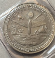 Auktion 366<br>5 Dollar "Germany United" 1990, Marshall Islands, stempelglanz