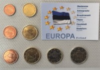 Auktion 366<br>Euro M&uuml;nzsatz 2011 in Blister, Estland