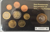 Auktion 366<br>Euro Münzsatz 2009 in Kasten, Slowenien