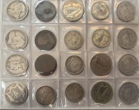 Auktion 366<br>Münzblatt mit 20 div. Münzen, tw. Silber, Europa