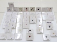 Auktion 366<br>Konvolut div. Schmucksteine, ca. 200 St&uuml;ck, Saphire, Rubine, Smaragde etc.