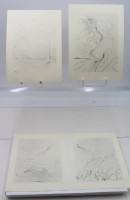 Auktion 366<br>4x Lithographien nach Salvador DALI (1904-1989) aus der Serie "Die sieben Tage der Sch&ouml;pfung", je ungerahmt, BG 28,5x 21cm
