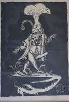 Auktion 366<br>Salvador Dal&iacute; (1904-1989), Les Songes dr&ocirc;latiques de Pantagruel, 1973, Lithographie auf Japon, l.u. "E.A.", gerahmt/Glas, RG 83 x 62cm