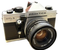 Auktion 366<br>PRAKTICA MTL 5 Kamera, inkl. Objektiv, Funktion nicht gepr&uuml;ft, Alters &amp; Gebrauchsspuren