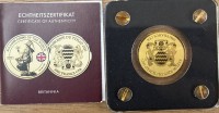 Auktion 366<br>Goldmunze Tschad 2021-3000 Franc CFA, 1/500 Unze, mit Zertifikat