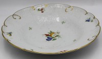Auktion 366<br>gr. Obstschale mit Fr&uuml;chtedekor "F&uuml;rstenberg", D-30 cm