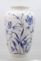 Auktion 366<br>hohe Vase, Silberdistel, 60er Jahre, ca. H-33cm