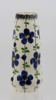 Auktion 366<br>Vase, gemarkt, Dek. Clematis, ca. H-22cm