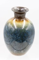 Auktion 366 / Los 9050 <br>Vase, farbige Glasur, ca. H-26cm