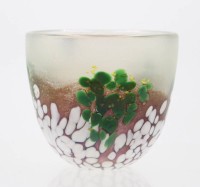 Auktion 366<br>Kunstglasschale, Phoenician Malta, ca. H-9,8cm D-10,5cm