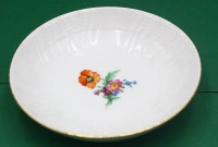 Auktion 366<br>kleine  Schale "KPM" Berlin, Feldblumen, D-14 cm