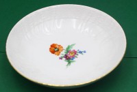 Auktion 375<br>kleine  Schale "KPM" Berlin, Feldblumen, D-14 cm
