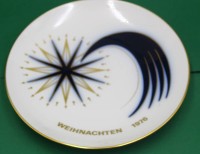 Auktion 366<br>Weihnachtsteller 1978 "KPM" Berlin, D-19 cm