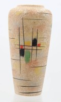 Auktion 366<br>Vintage-Vase, 60/70er Jahre, Scheurich, ca. H-23cm