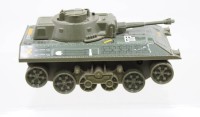 Auktion 366<br>Spielzeug-Panzer, Joustra, Fehlteile, Blech/Kunststoff, ca. H-10cm B-21cm