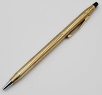 Auktion 366<br>Kugelschreiber, Cross, vergoldet, L-13,3cm