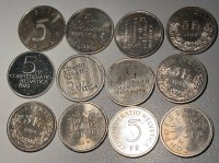 Auktion 366<br>23x 5 Franken M&uuml;nzen, Schweiz