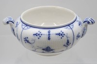 Auktion 366 / Los 9064 <br>Terrine, Villeroy u. Boch, Stabrippen, Deckel fehlt, ca. H-11cm