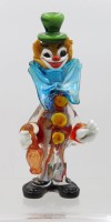 Auktion 366<br>Kunstglas-Clown, Murano, ca. H-25,5cm