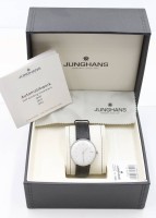 Auktion 366<br>Junghans HAU ,, Max Bill '' Automatic , Werk l&auml;uft 