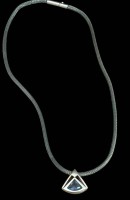 Auktion 366<br>Pierre Lang Halskette mit Flyer, Goldfa, L-44 cm