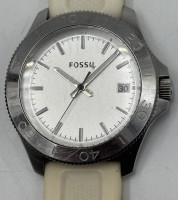 Auktion 366<br>Unisex Quartz Armbanduhr "Fossil",                    Tragespuren