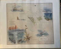 Auktion 366<br>Hans-Peter Wirsing (1938-2009). 1984 "Helgoland" Lithografie, ger/Glas, RG 57x62 cm