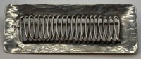 Auktion 366<br>Designer Silbebrosche-900-, Hammerschlagdekor, Handarbeit, 6x2,5 cm, 13 gr.