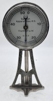 Auktion 366<br>Werbe Thermometer "Samson Apparatebau A.G."  Frankfurt/Main, D.R.P.,Chrom, H-30 cm