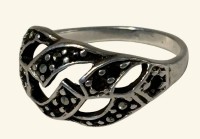 Auktion 366<br>Kinderring-835- mit Dominosteinen, RG 47, 2,6 gr.