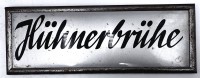 Auktion 366<br>vintage Schild "H&uuml;hnerbr&uuml;he", 13x35 cm, ungepflegt