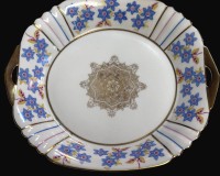 Auktion 367<br>gr. Art Deco Schale "Koenigszelt" H-5 cm, B-30 cm