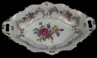 Auktion 367<br>ovale Prunkschale "Eschenbach", H-6,5 cm, 28x18 cm