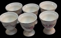 Auktion 367 / Los 9022 <br>6x Eierbecher " Max Roesler"  H-6 cm
